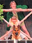 Late legendary wildlife conservationist Steve Irwin with his daughter Bindi Sue Irwin