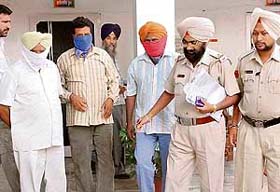 An ex-serviceman, who was caught by the police during a military recruitment in Rajpura, was presented in court