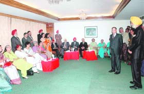 Vice-Chief of the Army Staff Lt-Gen M.L. Naidu along with members of the Rajput Officer’s Association during its annual get-together in Chandigarh
