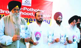 Book ‘Vishal Journey’ written by N.S. Nanda being released at a function held in Punjab Bhawan