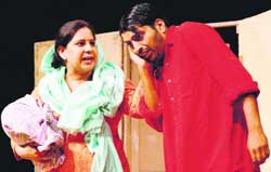 Punjabi pastoral play Chhaleda staged to perfection on the Third Annual Chandigarh Theatre Fest-2008 at Tagore Theatre on Monday. 