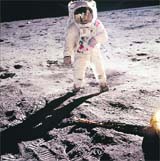 India hopes to emulate the USA by putting a man on the moon in the near future. (Photo courtesy NASA)
