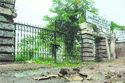 The old campus of Government College of Engineering and Technology on Canal Road in Jammu. 