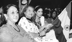 Teachers from Islamabad during the final of the Fusion-2008 at BCM School, Shastri Nagar, in Ludhiana. 