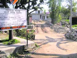 The Ujjain-Jogipur road awaits completion.