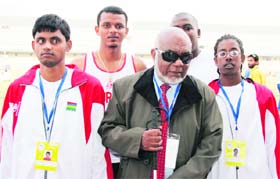 Players from Mauritius who are in Ludhiana to participate in a sports meet for the blind