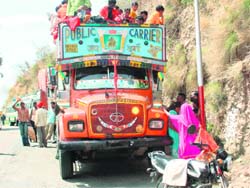 Traffic jams have become frequent on national highways in the state due to the to and fro movement of trucks