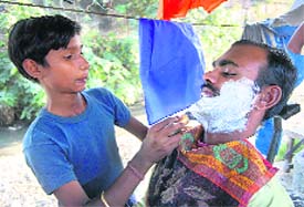 Child labour is banned, but in the absence of strict enforcement of law, many young lives continue to toil in various jobs to eke out a living as is evident from these pictures clicked by Tribune lensman Anil P. Rawat
