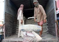 Import of Pakistani cement has increased due to large-scale construction activity.