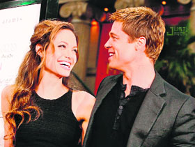 Angelina Jolie and Brad Pitt