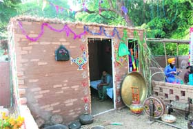 Regal meets rustic: A traditional paraat from a royal house of Patiala adds to the ethnic feel at CITCO da vehra