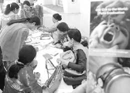 Participants at the Polioplus Orientation and Planning Meet organised by Rotary International District 3090 at Government Medical College in Patiala on Sunday.