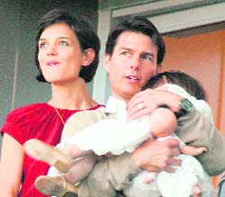 Katie Holmes, Tom Cruise and their daughter Suri