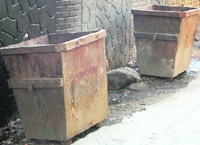 New bins installed at Mohini Road.