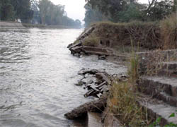 The Sirhind canal in Bathinda is badly in need of repairs.
