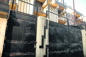 LOCKED-OUT: A recently closed industrial unit in Gurgaon