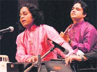 Ghazal singer Kasif Ahmad performs at the Punjab Kala Bhawan, Sector 16,Chandigarh
