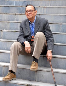 Kunwar Narain Photo: Pradeep Tewari
