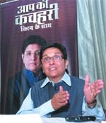 Kiran Bedi addresses a press conference in New Delhi 