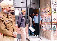 Walls of the lawyers chamber complex have been defaced with posters of candidates for the annual District Bar Association elections to be held on December 20 in Ludhiana. 