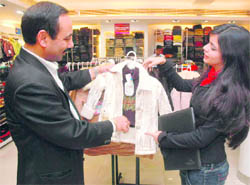 Stylists help customers pick what meets their needs