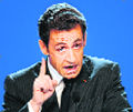 Frances President Nicolas Sarkozy announces his economic stimulus plan on Thursday in Douai, North of France.