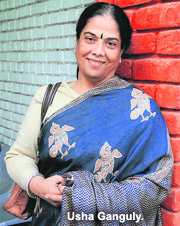 Usha Ganguly. Photo by Vinay Malik