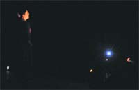 Tagore Theatre lights went off when a play Antar Yatra was staged 