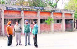 The knitting technology centre at Government Multi-purpose School