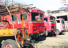 Manali fire station in a state of neglect