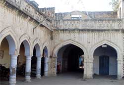 The building which presently houses Police Lines in Mansa.