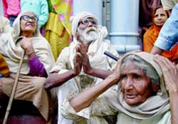 Over 5,000 people had to wait for long to get themselves registered for the new health insurance scheme at the municipal council premises in Abohar