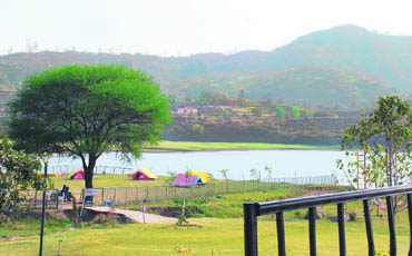 The lush surroundings of Tikkar Taal
