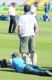 English media was allowed to enter the PCA ground on Thursday whereas Indians were denied entry.