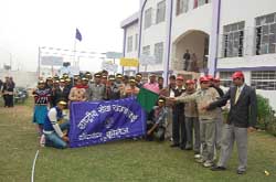 NSS students of Tagore College Suratgarh (Sriganganagar) held pulse polio awareness rally on Saturday exhorting citizens to visit the booths with kids
