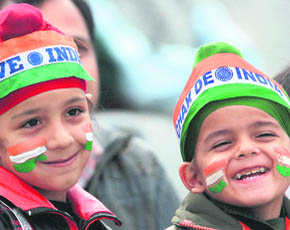Kids enjoy the 2nd day’s play