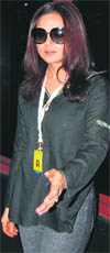 owner of IPL Kings-XI Punjab team and Bollywood actress Priety Zinta cheers the Indian team