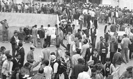 Heavy rush during the lok adalat at district courts, Sector 17, in Chandigarh on Saturday.