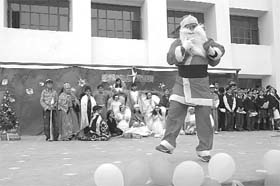 Students of Delhi Public School, Pinjore, take part in Christmas celebrations