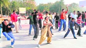 Special kids perform at the SOREM Comprehensive Centre, Chandigarh