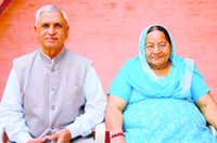 Kanshi Ram Godara and Bhagwanti Devi.