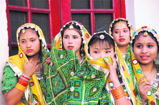Schoolgirls stunned by the performance of their rivals at a cultural programme in Dehradun.
