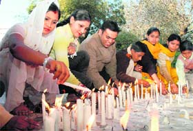 People celebrate Christmas in Gurgaon