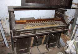 The antique organ is now lying like a junk at the Methodist Church in Bathinda.