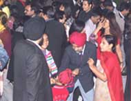 A dance party welcomes 2009 at Palam Vihar in Gurgaon