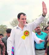 ALL SET FOR BIG INNINGS: Chief Minister-designate Omar Abdullah