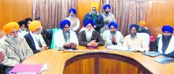A view of a Sikh conclave held on the SGPC complex in Amritsar