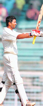 Wasim Jaffer scored a triple century against Saurashtra in Chennai on Monday.