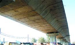 The delay in the completion of the road project has left the city residents a harried lot.