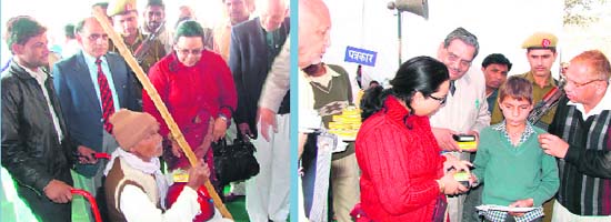 Differently abled persons get artificial limbs and other aids in Kaithal